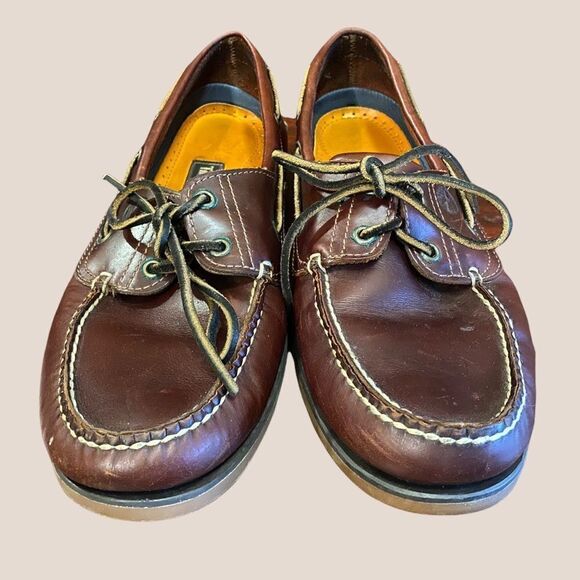 Timberland Men\'s Leather Boat Shoes Loafers 11.5